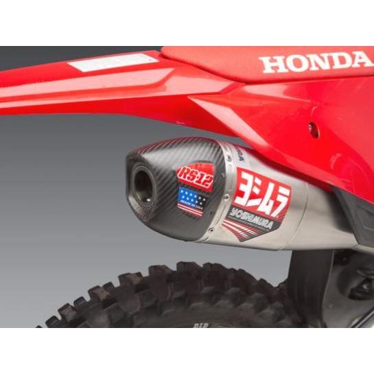 ヨシムラUSA RS-12 シグネイチャー ステンレス スリップオンマフラー ホンダ CRF250R/RX