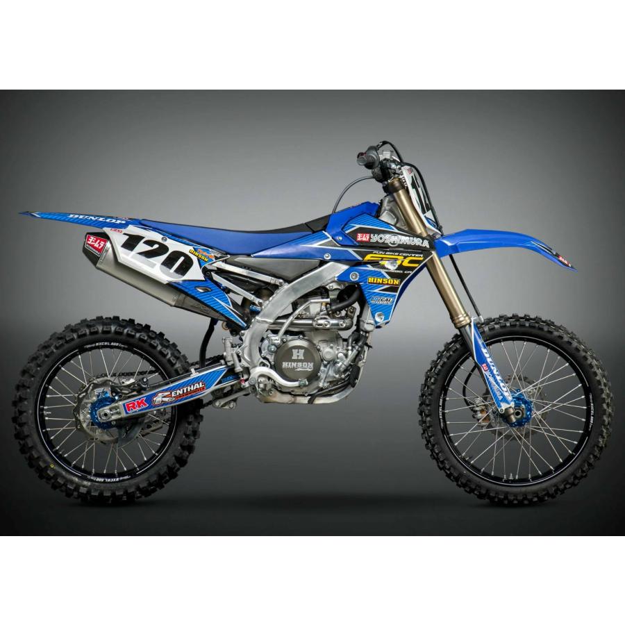 USヨシムラ RS-4 フルシステムマフラー シルバー Yamaha YZ450F (2014-2017)_1