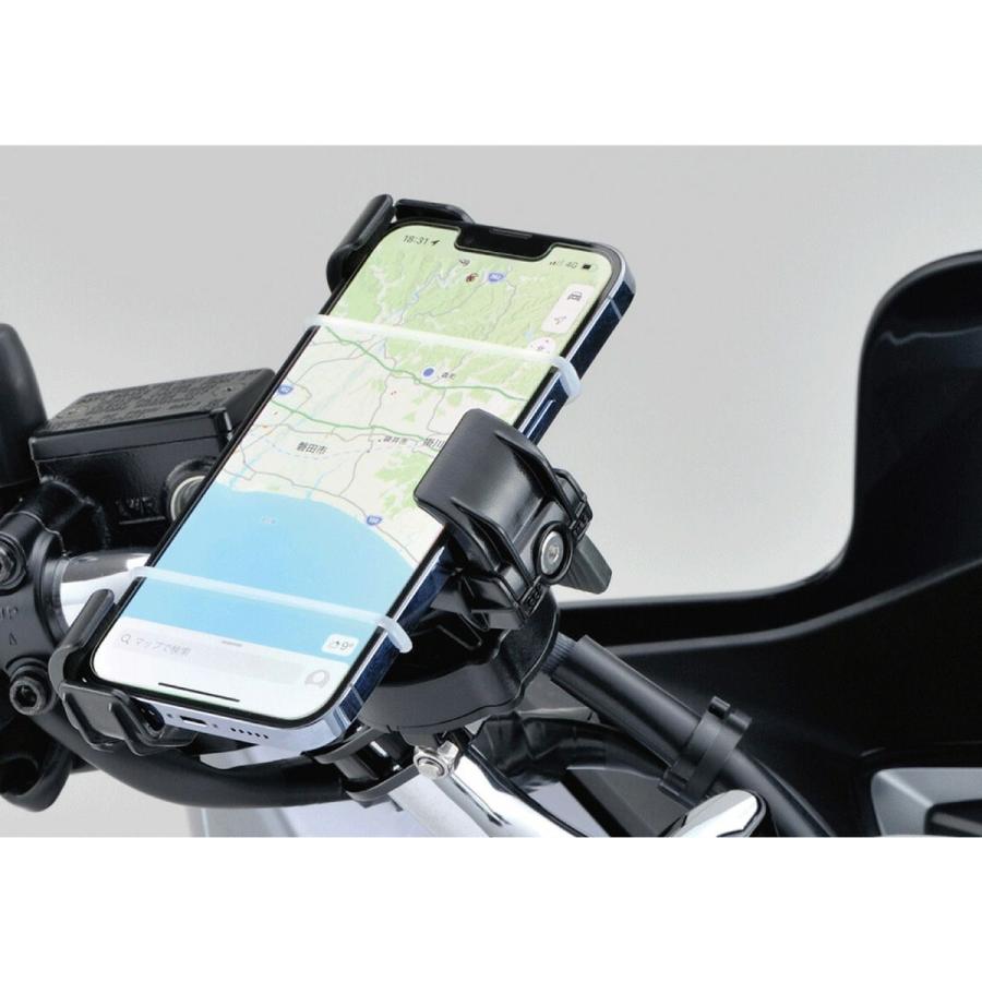 バイク用スマートフォンホルダー3 防振ダンパー付 リジッドマウント