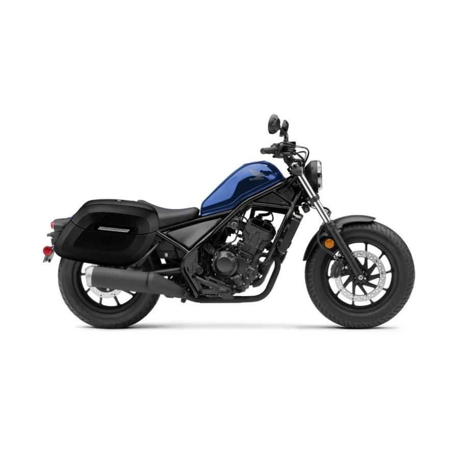 レブル250 ABS車 ハード サドルバッグ グロスブラック ラメラ レイブン