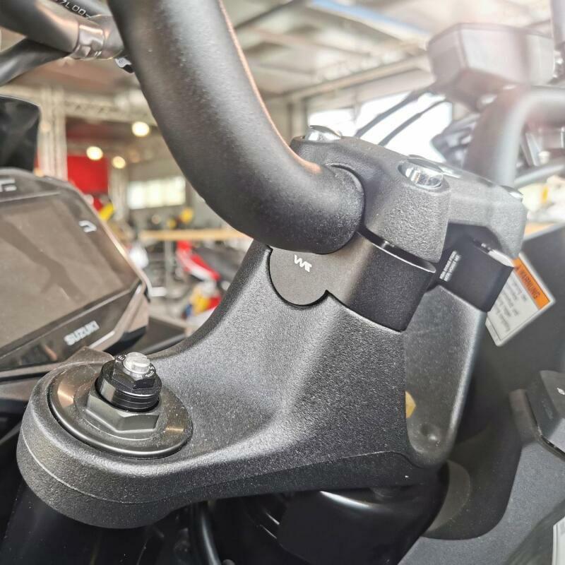 GSX-S 1000/F/S ハンドルバーライザー 20mmUP ブラック VOIGT MOTO