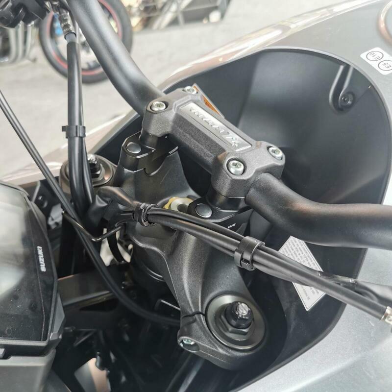 GSX-S 1000/F/S ハンドルバーライザー 30mmUP 20mmOffset ブラック