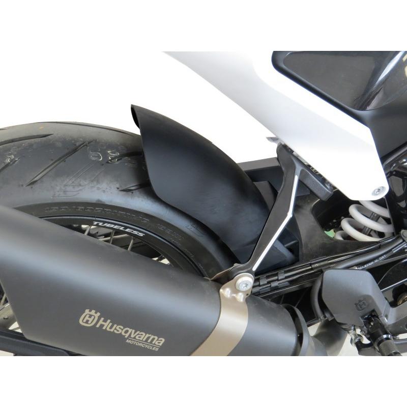 POWERBRONZE リア フェンダー マットブラック HUGGER ハスクバーナ ス