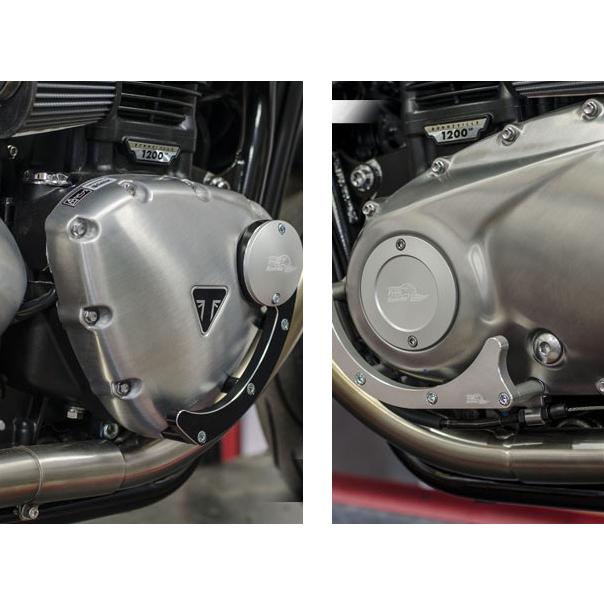 Motone クラッチバッジ&ポイントカバーシルバートライアンフ