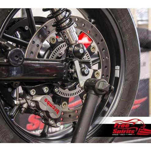 Free Spirits リアスタンドフック ブラック トライアンフ Street Twin，Street Cup，Street Scrambler，Bonneville T100，Bonneville T120