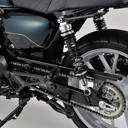 ホンダ GB350/GB350S ステンレスチェーンガード(マットブラック