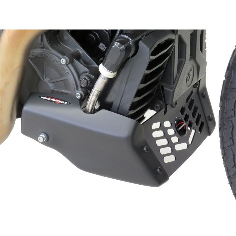 POWERBRONZE アンダーカウル カバー マットブラック INDIAN