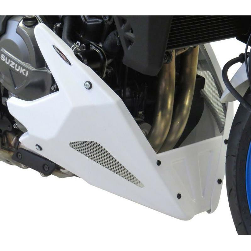 GSX-8S アンダーカウル ホワイト/シルバーメッシュ POWERBRONZE
