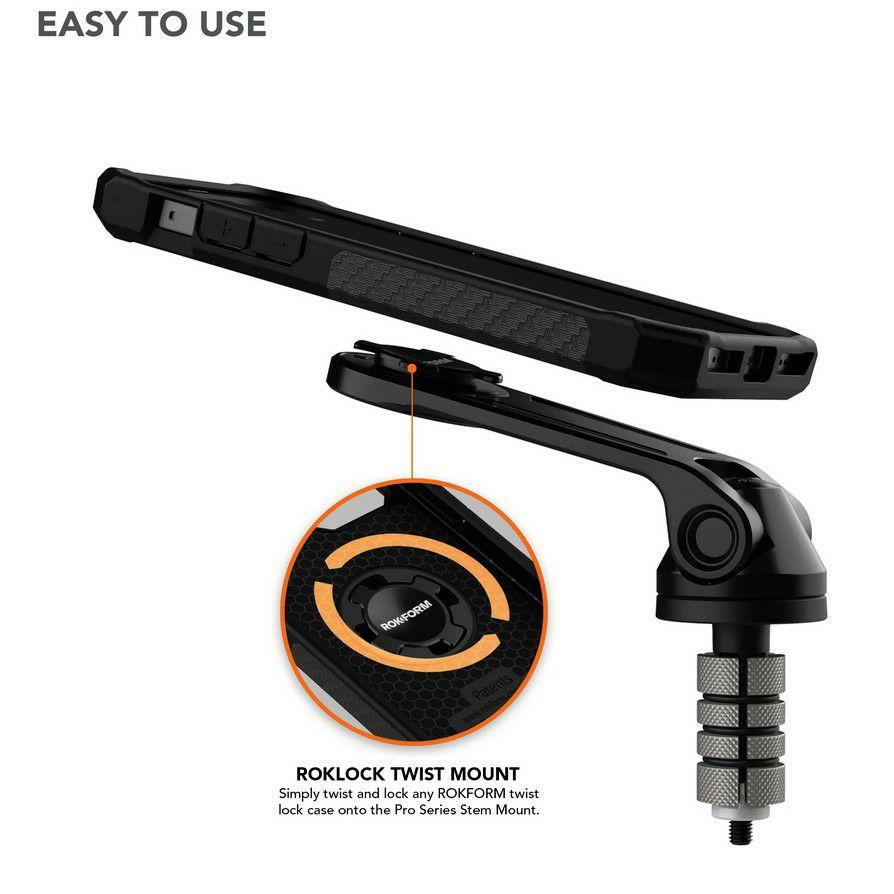 ROKFORM バイク スマホホルダー ステムマウント