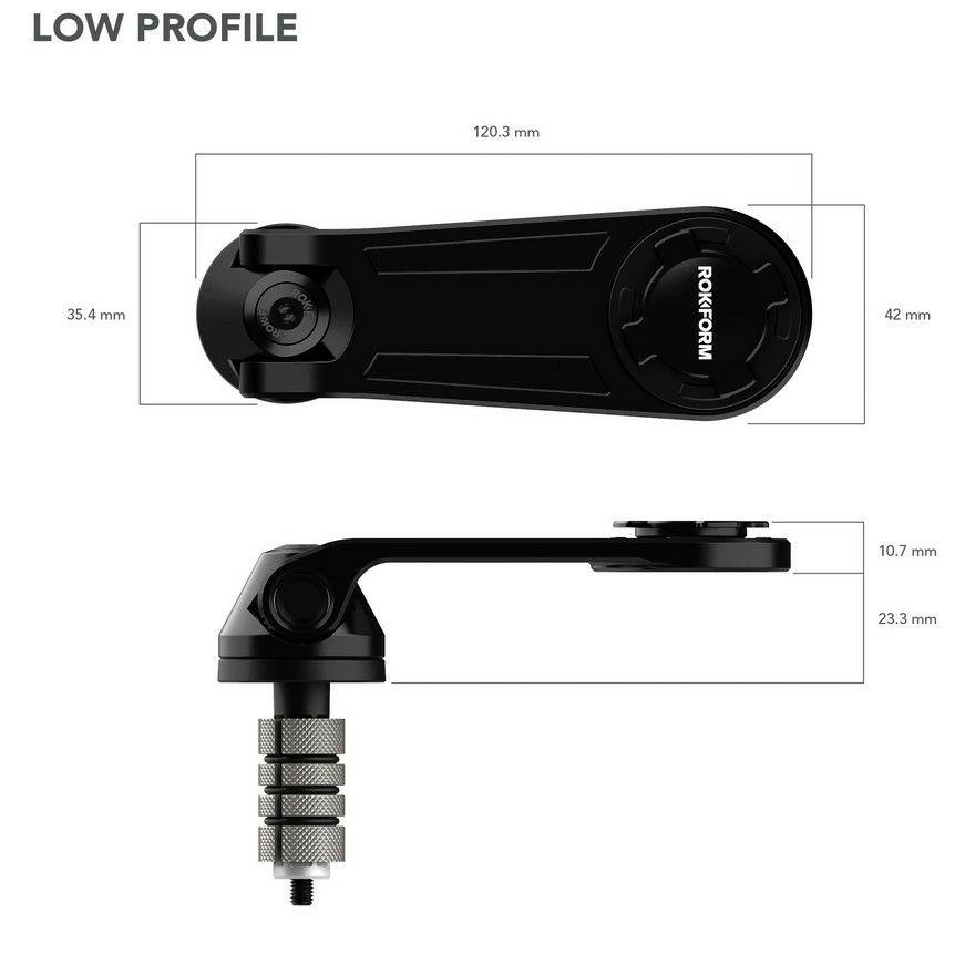 ROKFORM バイク スマホホルダー ステムマウント