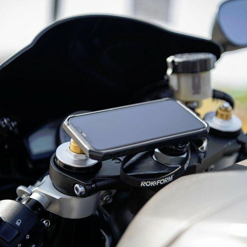 ROKFORM バイク スマホホルダー ステムマウント