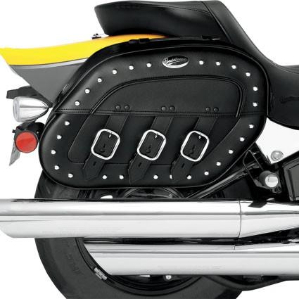 SADDLEMEN S4リジッドマウントQDサドルバッグ デスペラード XVS1100/A V-Star