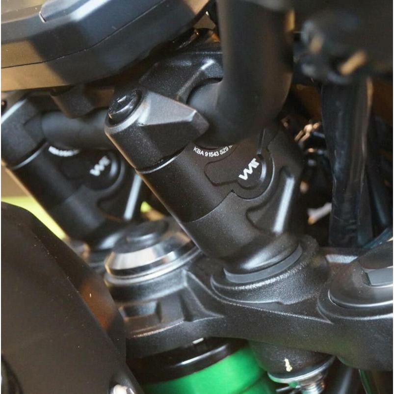 Z900 17- ハンドルバーライザー 25mm UP ブラック VOIGT MOTO TECHNIK