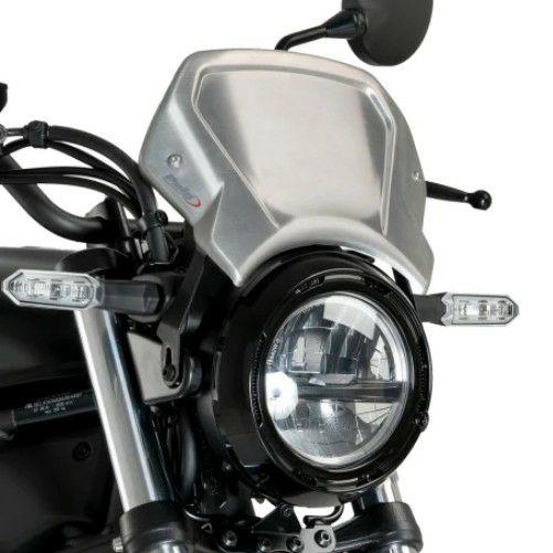 アルミプレート カワサキ エリミネーター 24- フロントアルミプレート シルバー プーチ