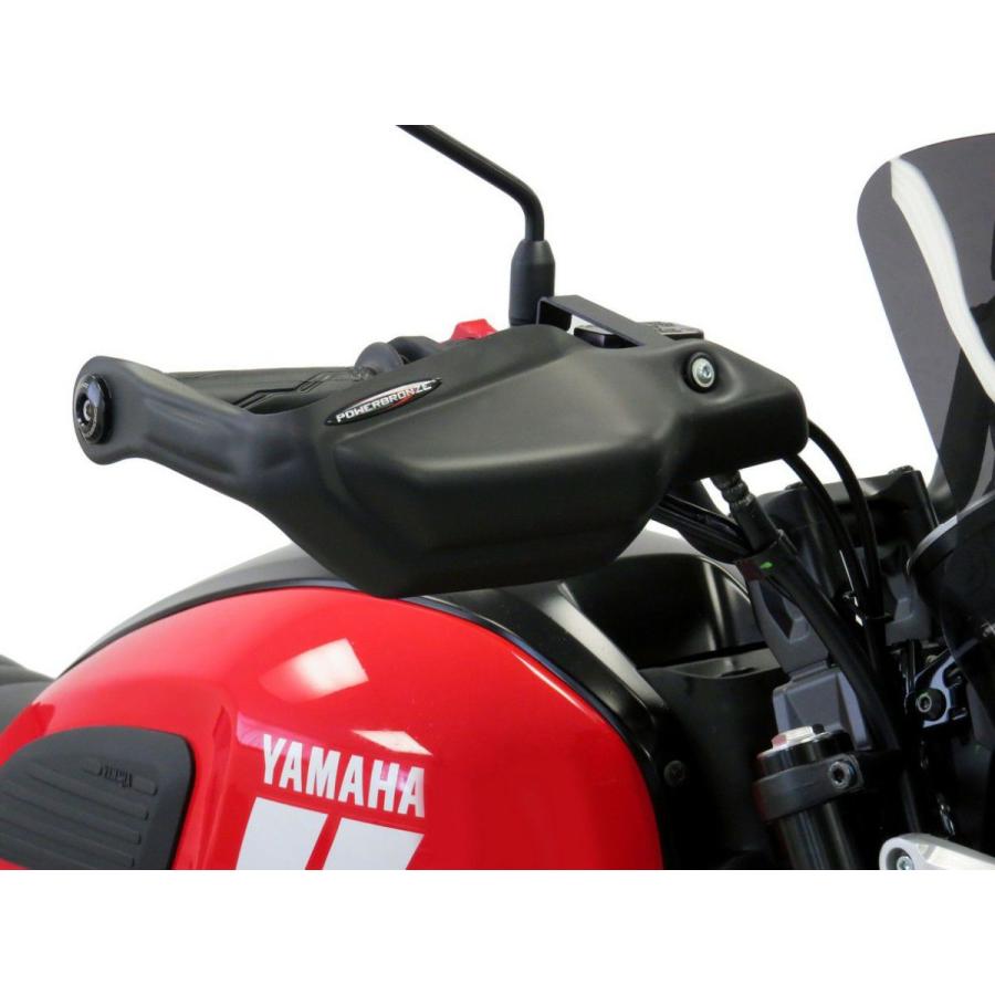 ヤマハ XSR125/155 ハンドガード マットブラック パワーブロンズ