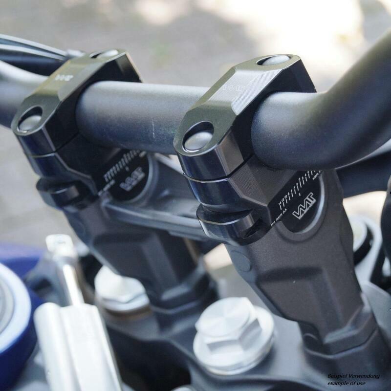 GSX-S 750 ハンドルバーライザー アジャスタブル ブラック VOIGT MOTO
