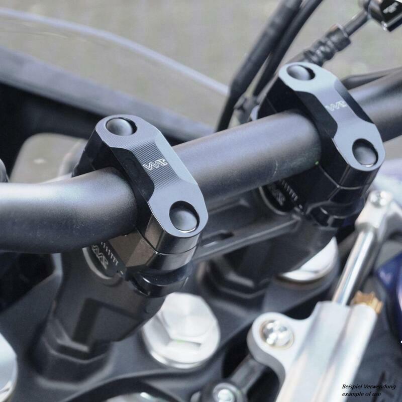 MT-09 ハンドルバーライザー / ハンドルアップキット ハンドルバーロッド オートバイ ハンドルバー ライザー バーマウント ハンドルクランプ ヤマハ MT09 FZ-09 FZ09 XS