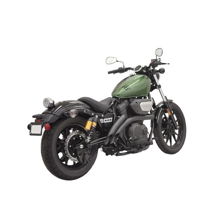 BASSANI ブラック ラディウス スイーパー BOLT : モトパーツ バイク