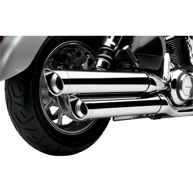 COBRA 4インチ スリップオンマフラー スカラップエンド VN1700バルカン