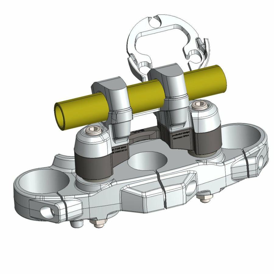 DUCATI スクランブラー800 NEXT-GEN ハンドル ライザー 25mmUP 