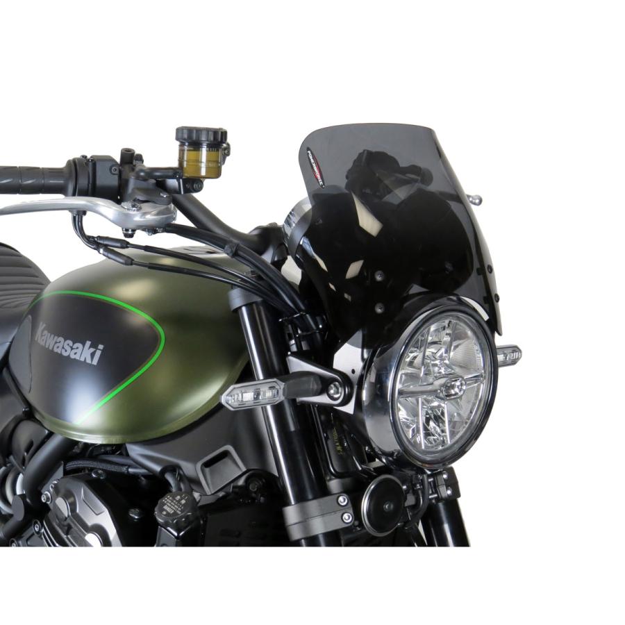 Kawasaki Z900RS ヘッドライトスクリーン(225mm) ダークティント