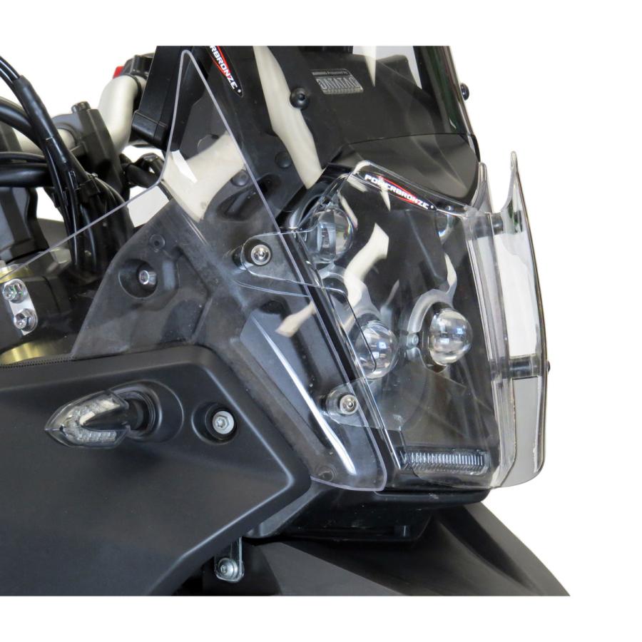 YAMAHA Tenere 700 ヘッドライトプロテクター クリア POWERBRONZE