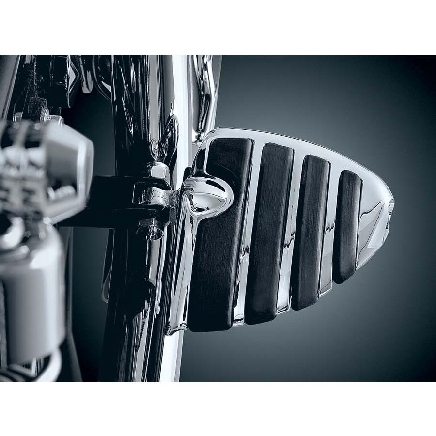 KURYAKYN ISO-WING ミニボード クローム 1ペア オス型アダプタ付き 左右ペア