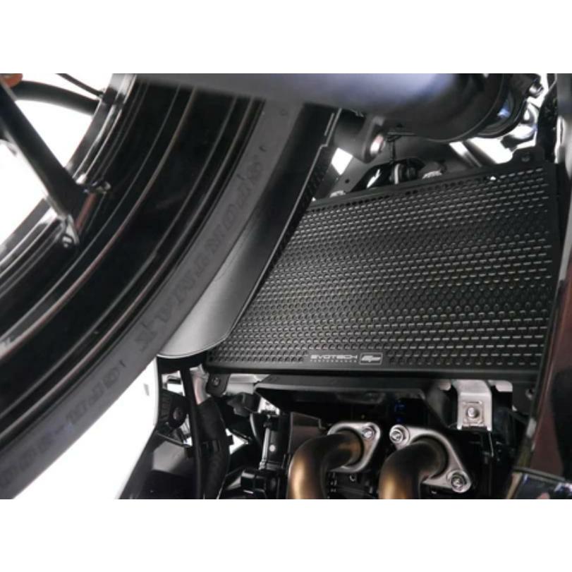 專用 KAWASAKI NINJA400/500 / Z400/500 ラジエータガード ブラック Evotech