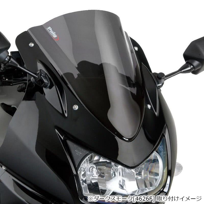 プーチ(Puig) レーシングスクリーン レッド Ninja250R 08-12 4626R