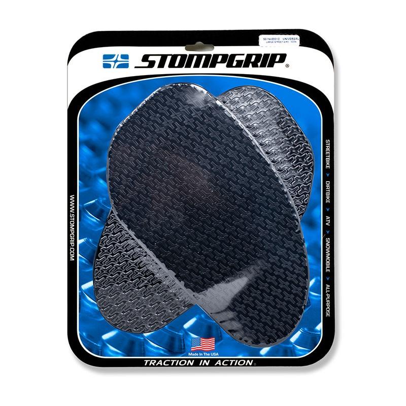 STOMPGRIP 汎用タンクパッド ラージ アイコン (ブラック)