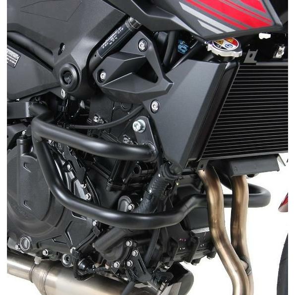 Z400 19〜23 エンジンガード ブラック ヘプコ＆ベッカー : モトパーツ