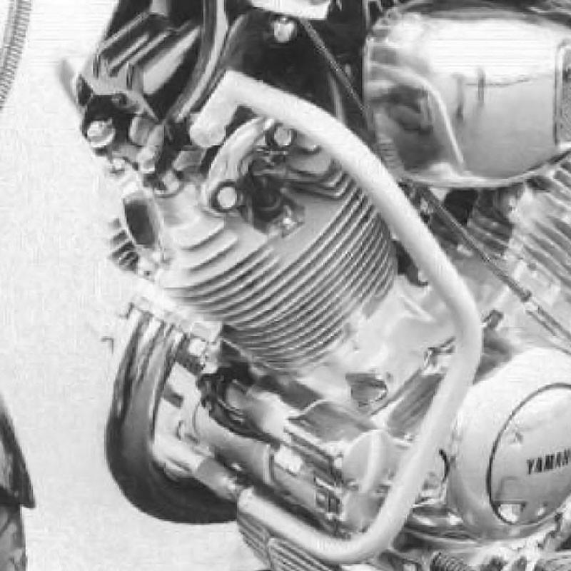 ヘプコ＆ベッカー(HEPCO＆BECKER) 発動機かばい立て クローム XV1100/750 ビラーゴ バイク-フレーム