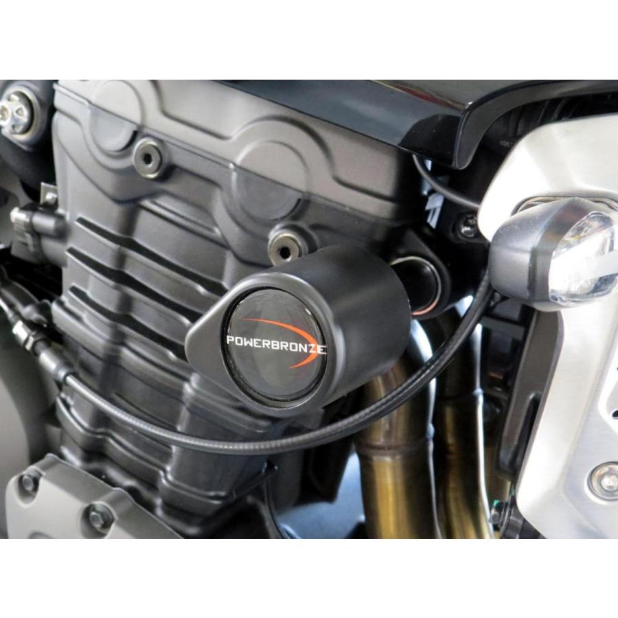 トライアンフ 迅速さトリプル1200 RS/RR 21-/22- スライダー/衝突パッド 力強さブロンズ
