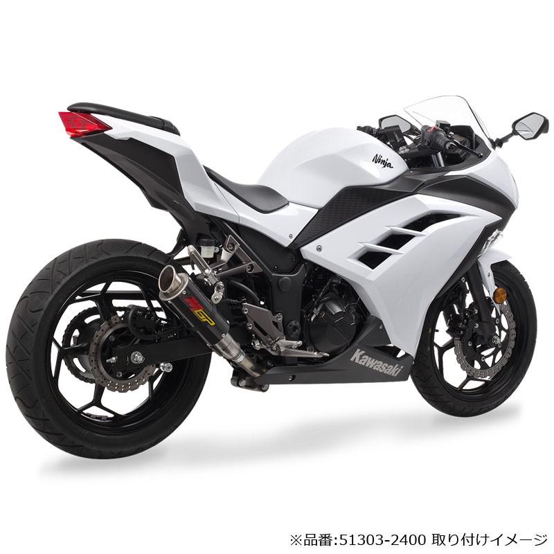 Hotbodies Racing MGPII GROWLER スリップオン ステンレス Ninja300 13-17の画像
