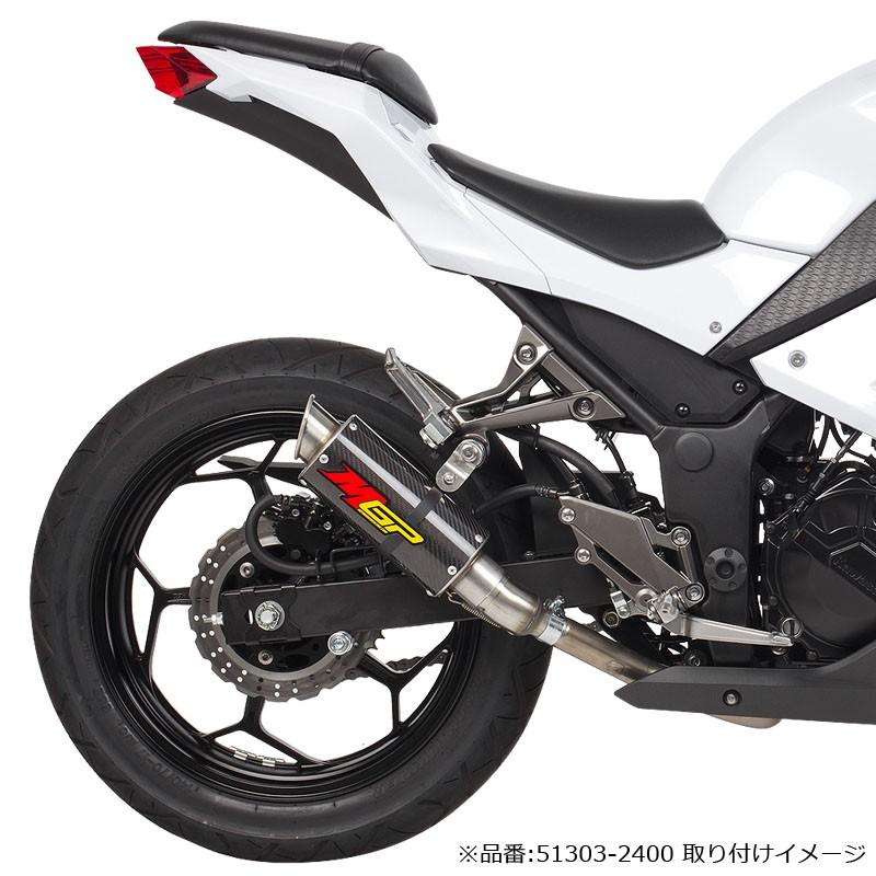 Hotbodies Racing MGPII GROWLER スリップオン ステンレス Ninja300 13-17の画像