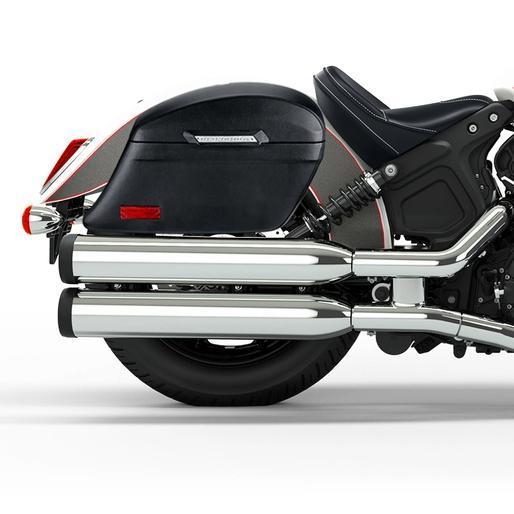 スカウト Scout Sixty ハード サドルバッグ ラメラ ブラック レザー