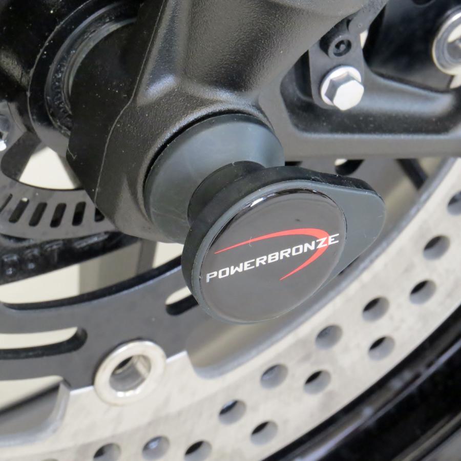 Kawasaki Z900RS フロントフォークプロテクター 鵝鳥金属元素 POWERBRONZE フレームスライダー-車、バイク、自転車