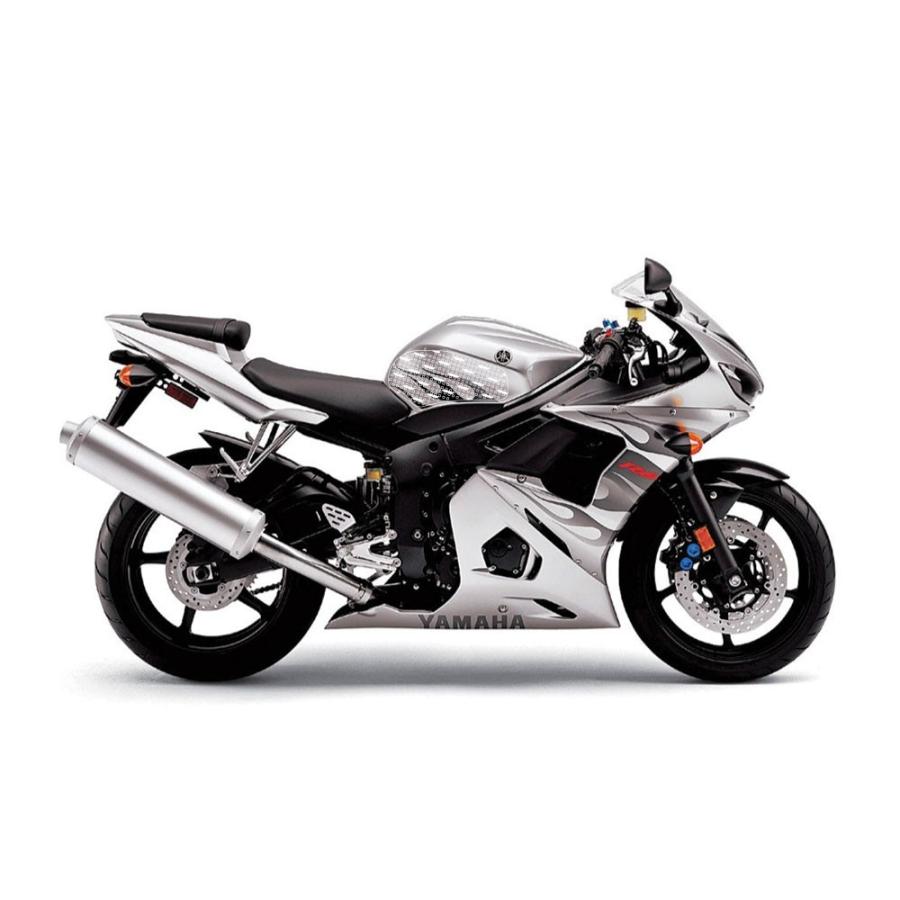 STOMPGRIP トラクションパッド (タンク)キット YZF-R6 03-05(ブラック