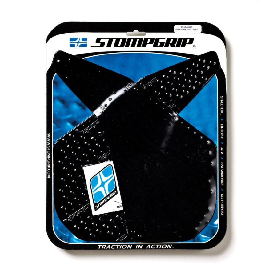 STOMPGRIP トラクションパッド (タンク)キット FZ1 06-15 (ブラック)