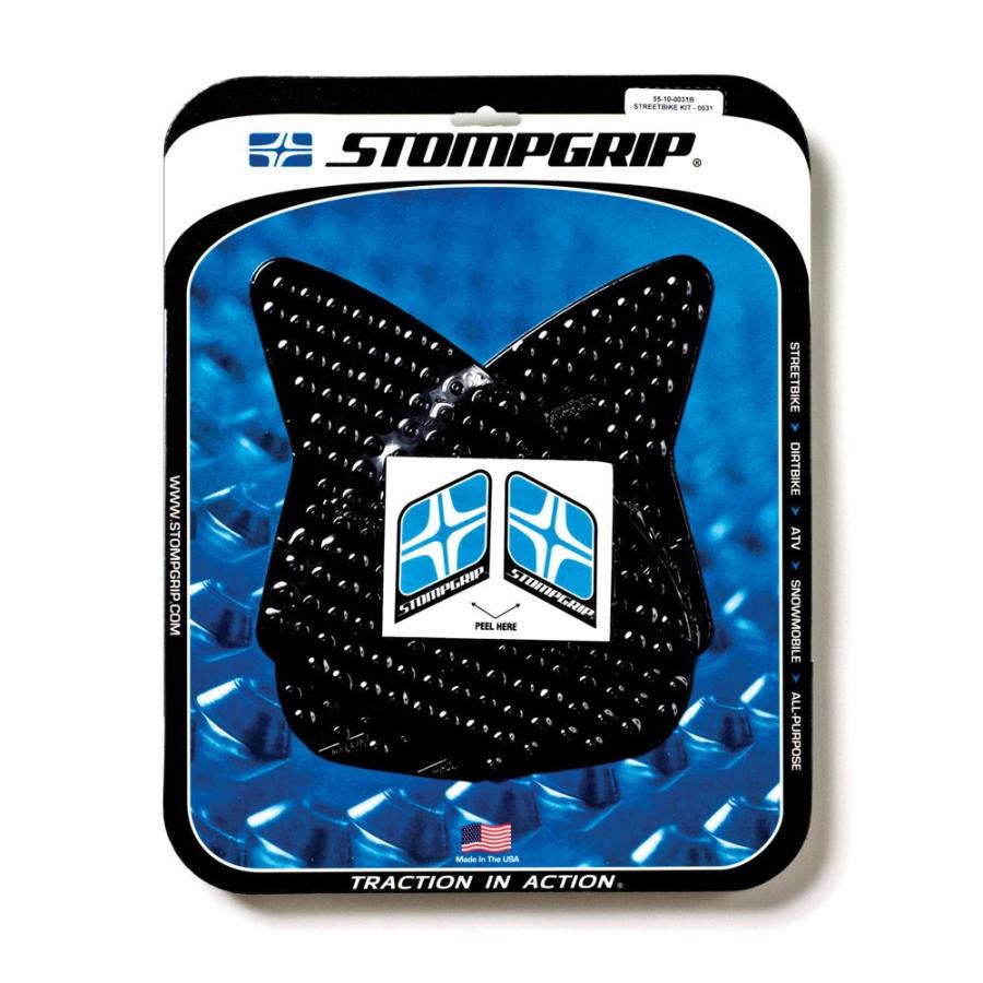 STOMPGRIP トラクションパッド(タンク)キット ZX-6R/RR 05-06(ブラック