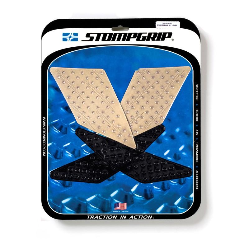 【アウトレット】STOMPGRIP トラクションパッド(タンク)キット MT-09 トレーサー (クリア)