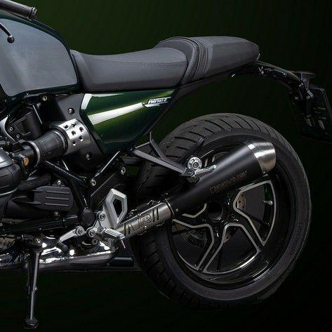 BMW R12/R12nineT スリップオン マフラー レース用 ブラック REMUS