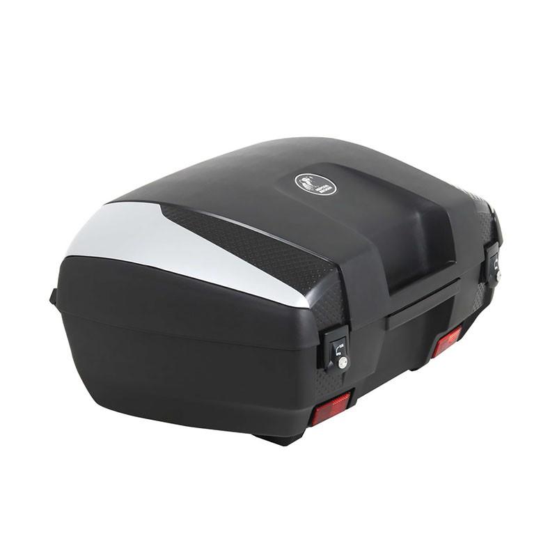 ヘプコアンドベッカー　トップケース ジュニアフラッシュ 55 ブラック/シルバー　610047-0009 ヘプコ＆ベッカー(HEPCO＆BECKER) JUNIOR トップケース55フラッシュ