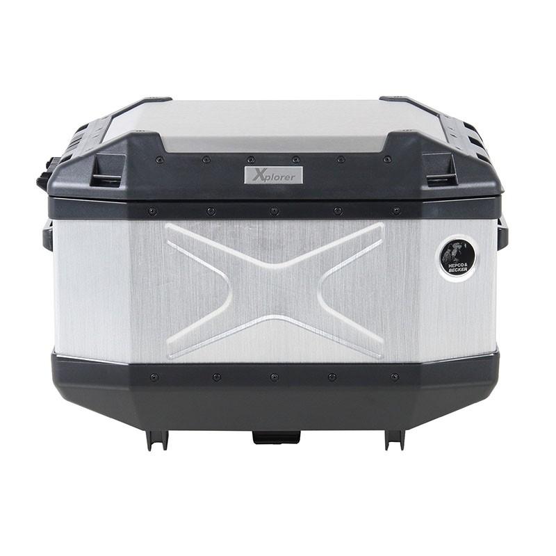 ヘプコ＆ベッカー(HEPCO＆BECKER) XPLORER トップケース45L シルバー 