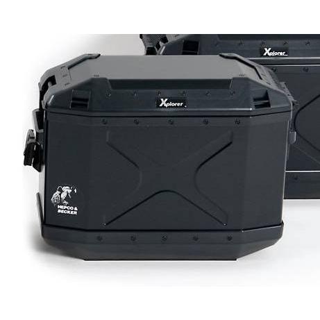 ヘプコ＆ベッカー(HEPCO＆BECKER) XPLORER 黒いこと 陣営容れもの右 40L バイク-車、バイク、自転車-サイドバッグ、サドルバッグ