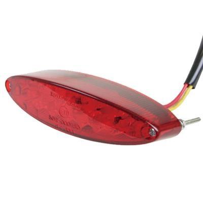 グッズ(GOODS) LEDオーバルテール レッドレンズ : モトパーツ バイク