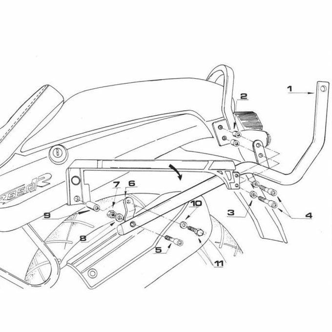 かぶ DAYTONA（デイトナ） マルチウイングキャリア/ゼファー750・ゼファー