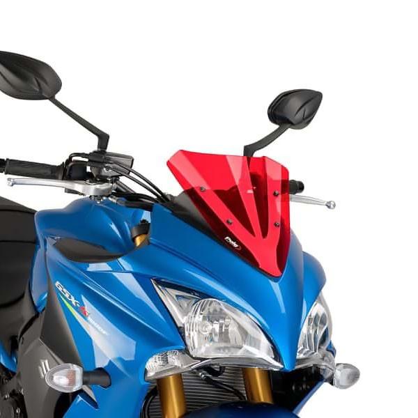 プーチ(Puig) レーシングスクリーン レッド GSX-S1000F 15- 7639R