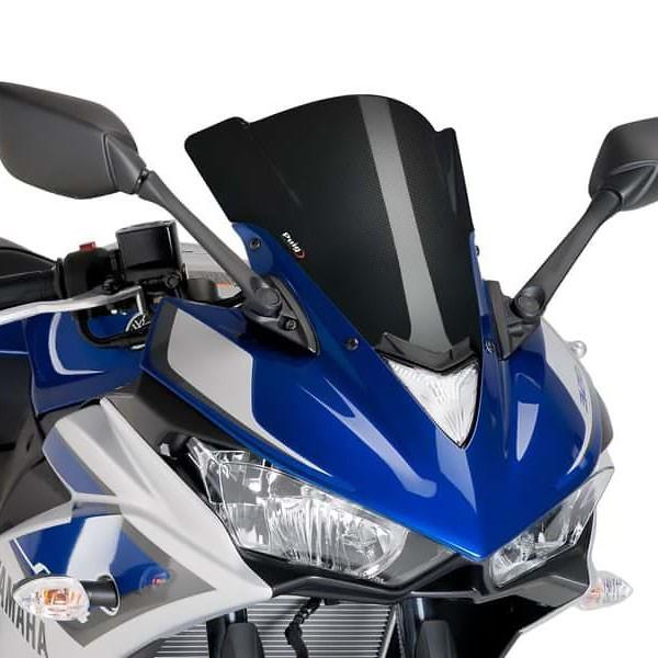 プーチ(Puig) レーシングスクリーン 炭素行動様式 YZF-R25/R3 7649C