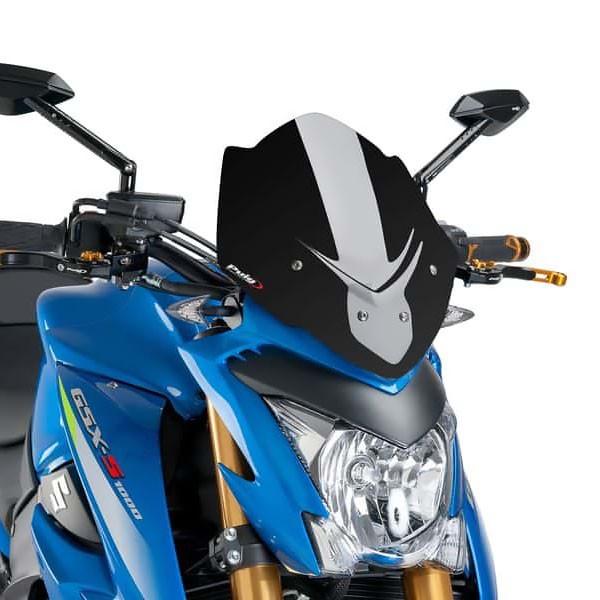 プーチ(Puig) 映写幕 陳列窓遮蔽物 NKニュー時人/運動競技 黒いこと GSX-S1000 16- 7653N